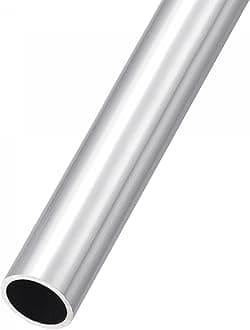 sourcing map 6063 Aluminum Tube (20mm OD x 17mm ID x 300mm L), Aluminum Round Tubing - for Home Furnishing, Machinery, DIY Handicraft