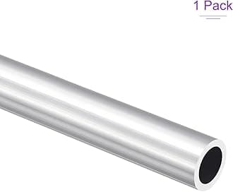 DMiotech (26 mm OD x 18 mm ID) 6063 Aluminium Round Tube 300 mm Length Industrial Metal Tube for Machine Frame Building DIY Projects