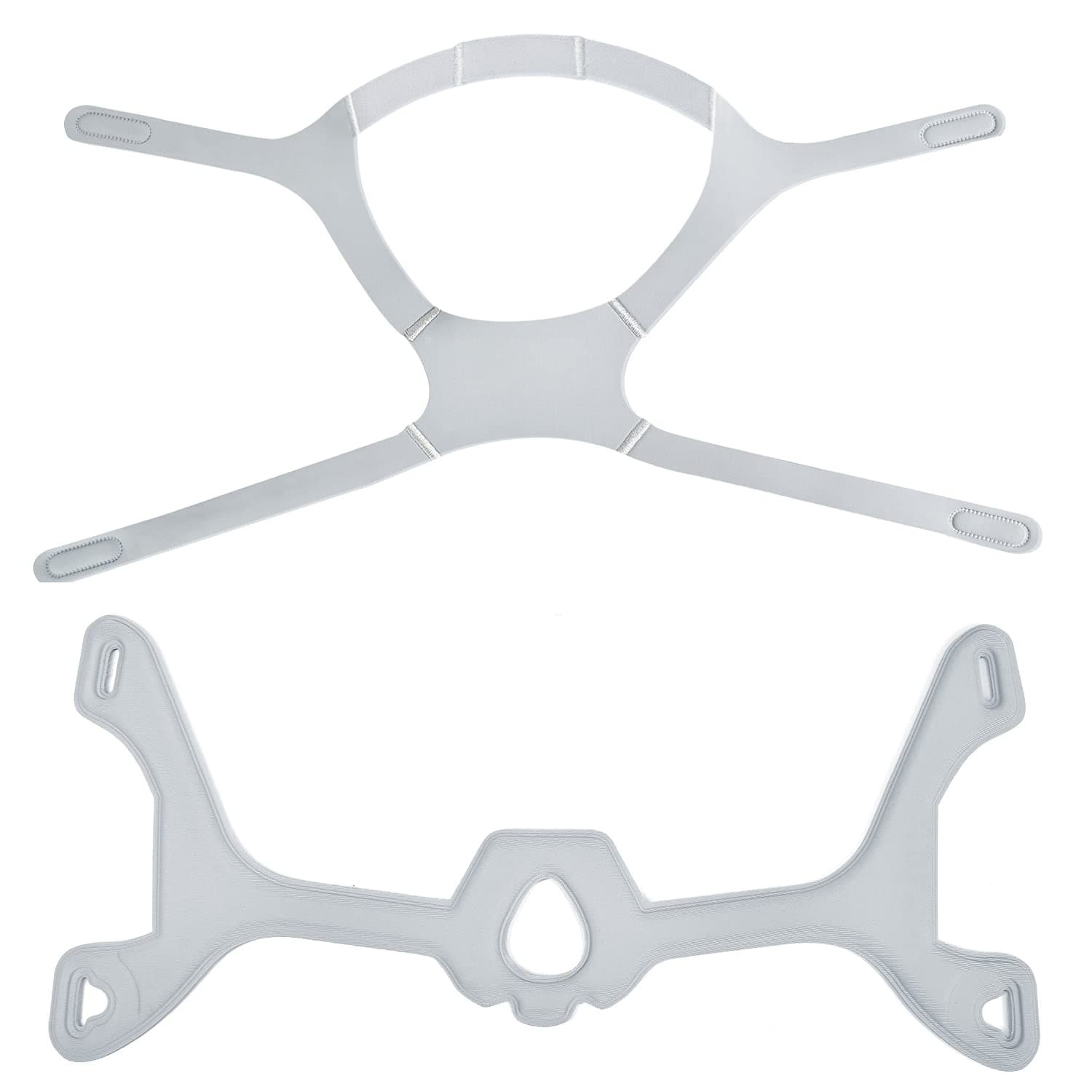 2PCS CPAP Headgear and Frame for Wisp Nasal Mask - Includes Both Headgear Replacement and Fabric Frame for Philips Respironics Wisp, Snugly Fit ad Effectively Reducing Marks and Air Leaks, No Clips