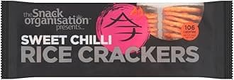 The Snack Organisation Sweet Chilli Rice Crackers, 100g