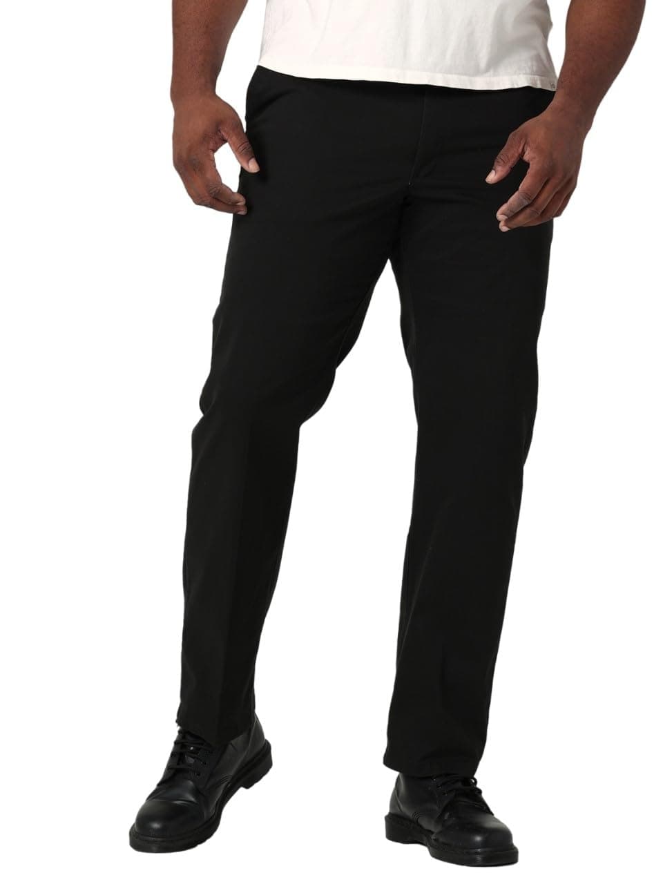 Men's Big & Tall Extreme Motion Flat Front Regular Straight Pant