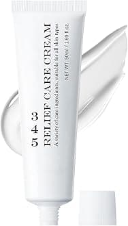 345 Relief Cream, Barrier Repair Cream Soothing Face Moisturizer For Acne & Repair Damage Skin, Moisturising Cream for Face Moisturizer for Women, 345 Intensive Repair Cream