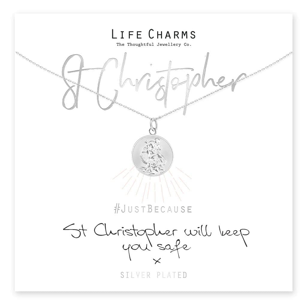 St Christopher Will Keep You Safe Necklace