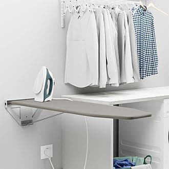 39x13inch Wall Mounted Ironing Board,Foldable Drop Down Ironing Board Cabinets, Space-Saving,for Home, Apartment & Small Spaces A02