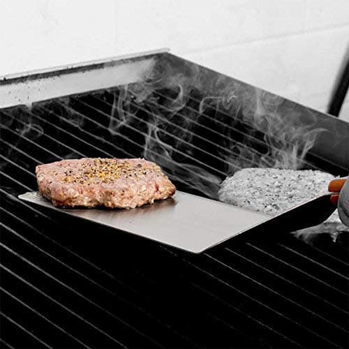 Metal Spatula Set Griddle Spatula spatulas Griddle Scraper and Pancake Turner Stainless Steel Utensil BBQ Grill Flat Top - Commercial Grade Small