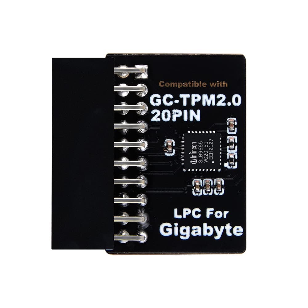 TPM2.0 Module LPC 20Pin Module with Infineon SLB9665 for Gigabyte Motherboard Compatible with GC-TPM2.0