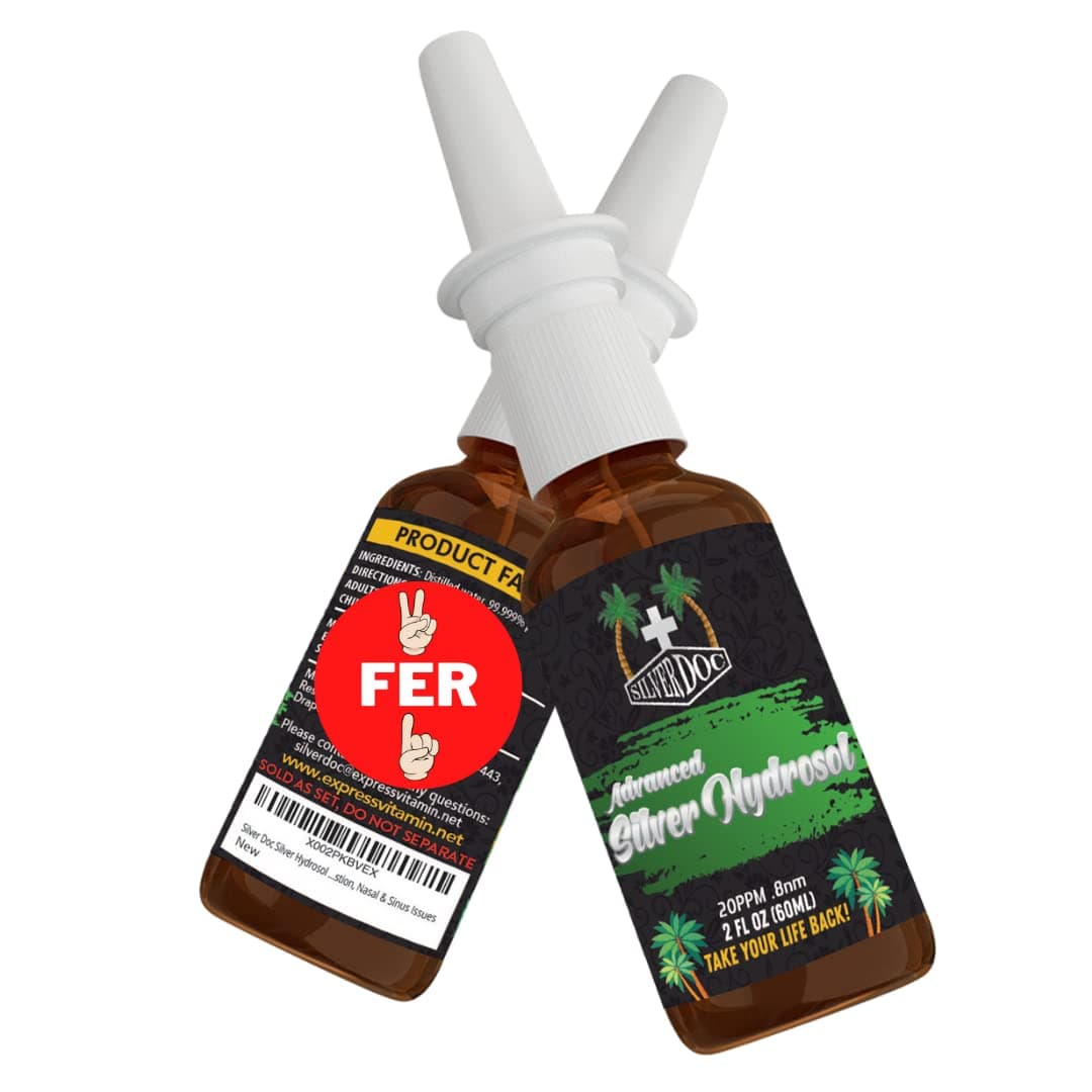 Research Labs Silver Doc Silver Hydrosol Nasal Cleansing Spray, Better Than Any Colloidal Silver, Perfect for Congestion, Nasal & Sinus Issues