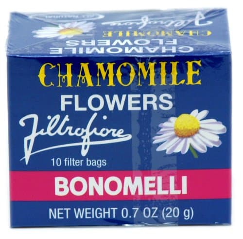 Bonomelli Chamomile Tea 10 Filter Bags in Each Box (Pack of 12)