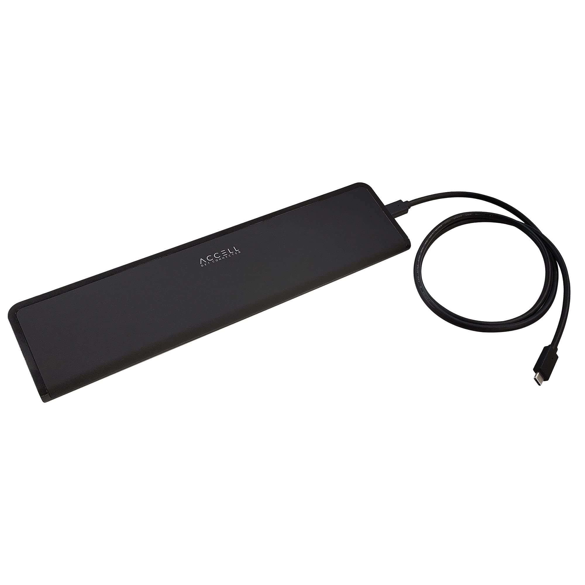 Accell InstantView USB-C 4K Docking Station - 2 HDMI, 3x USB-A 3.1, Ethernet, Audio Ports Compatible with PC, macOS, Android, Chromebook, (K31G2-001B)