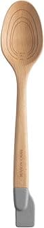 Mason Cash Innovative Kitchen 2-In-1 Solid Spoon And Jar Sc, 34 cm, Beechwood/Silicone