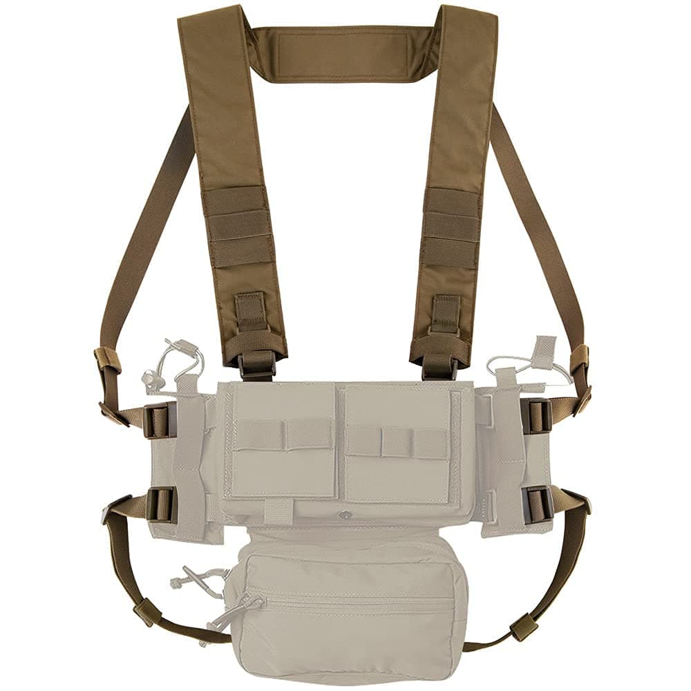 KRYDEX Fat Strap Shoulder Harness and Back Strap for MK3 MK4 MK5 Chest Rig