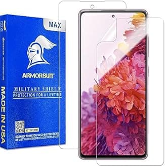 ArmorSuit 2 Pack for Samsung Galaxy S20 FE / S20 FE 5G 2020 Screen Protector Max Coverage MilitaryShield HD Clear Film - Made in the USA