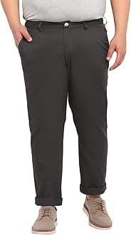 Urbano Plus Men's Regular Fit Mid Rise Trouser