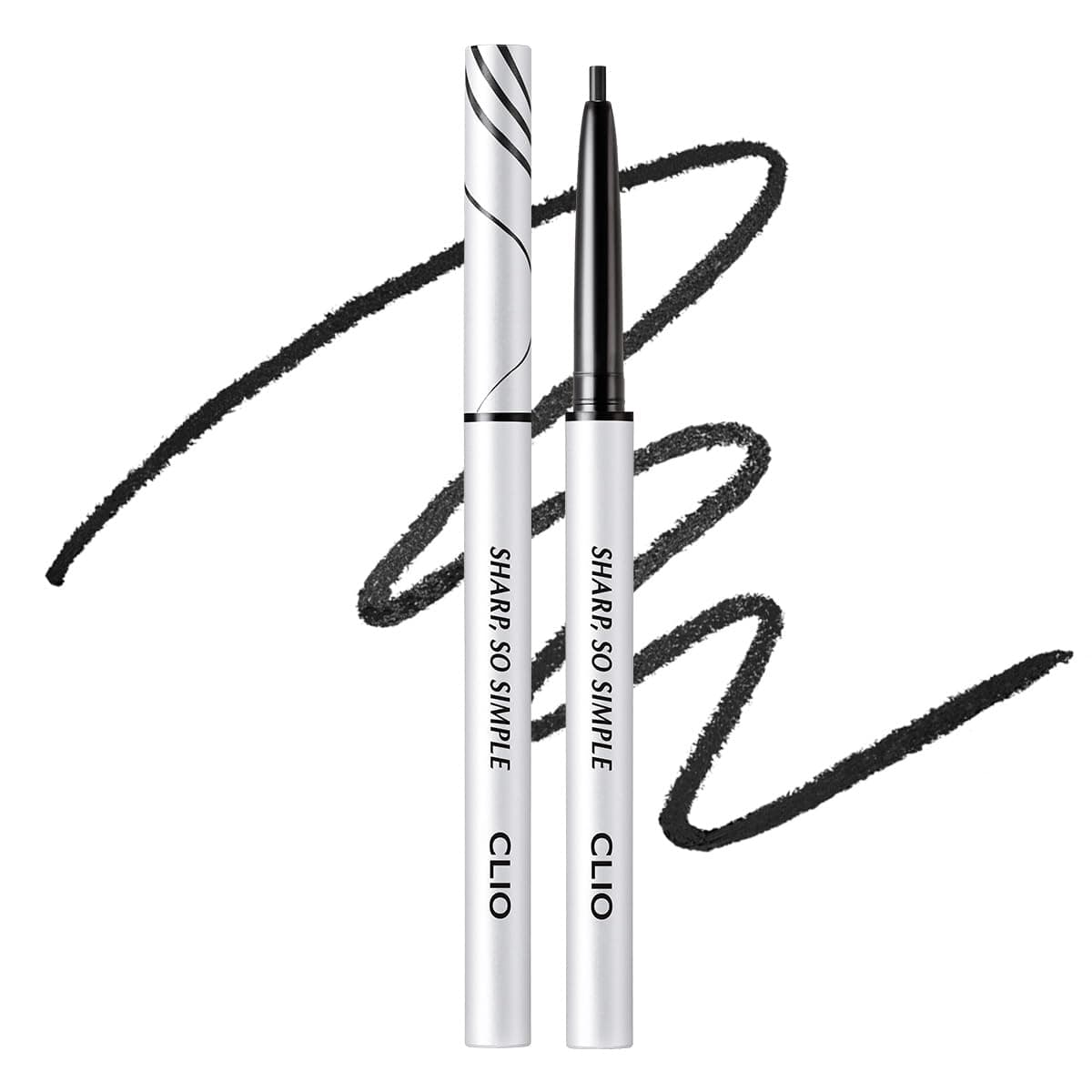 CLIO PROFESSIONAL SHARP SO SIMPLE WATERPROOF PENCIL LINER 001 BLACK