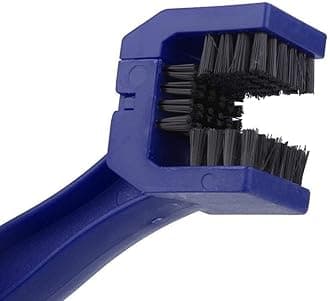 E-COSMOS Universal Motorcycle/Cycle Chain Cleaner Brush for Bikes (Blue)