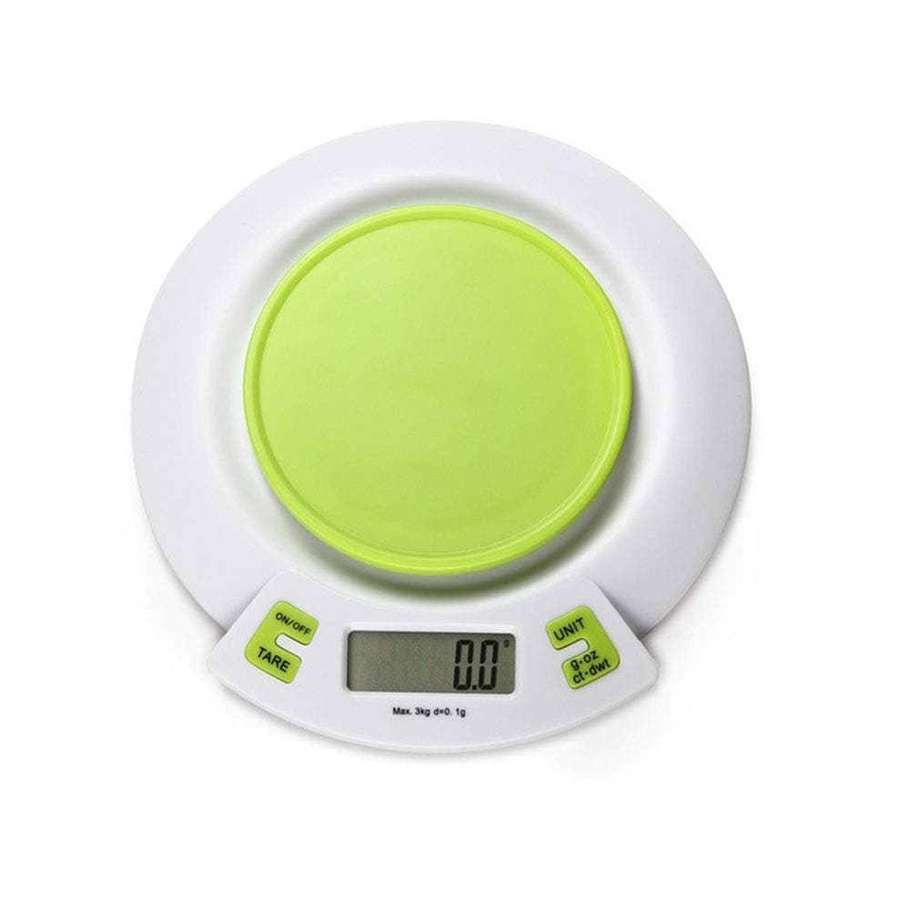 Multifunction Digital Kitchen Scale, 0.1g/1g Precision Household Baking Food Scale, Small Kitchen Electronic Scale (Size : 3kg/0.1g) (3kg/0.1g) ()