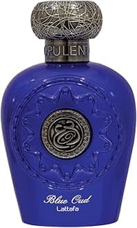 Lattafa Perfumes Blue Oud for Unisex Eau de Parfum Spray, 3.4 Ounce