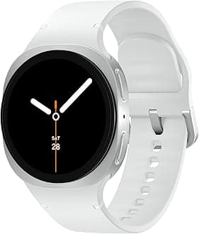 Samsung Galaxy Watch 8 (2025) 40mm Bluetooth Smartwatch, Cushion Design, Fitness Tracker, Sleep Coaching, Running Coach, Energy Score, Heart Rate Tracking, Silver [US Version, 2 Yr Warranty]