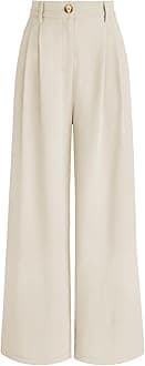 womens AUTOMET Wide Leg Dress Pants Modern