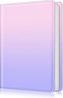 Fintie Photo Album for 4x6 Photos - 112 Pockets Vegan Leather Cover Memory Albums Book for Birthday Family Anniversary Vacation Pictures (Fantasy Ombre)