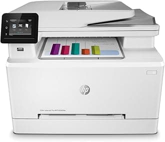 HPColor LaserJet Pro M283fdw Wireless All-in-One Laser Printer, Remote Mobile Print, Scan & Copy, Duplex Printing, Works with Alexa (7KW75A), White