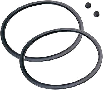 09985 Pressure Canner Sealing Ring - & Overpressure Plug for Presto 01751 01781 01745 01755 Pressure Cooker - 2 Pack