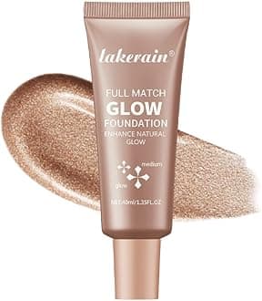 Natural Glow Illuminator Glotion - Glowing, Moisturizing, Lightweight Base, Multi-Purpose - Hydrating & Illuminating Makeup Highlighter for Radiant, Sun-Kissed Look (#3 Medium, 1.35 Fl Oz (Pack of 1))