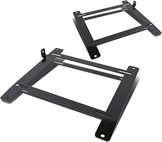 DNA MOTORING SBK-LM-FRS Pair of Racing Bucket Seat Mount Brackets Compatible with Scion FR-S 13-16 / Subaru BRZ 13-21,Black