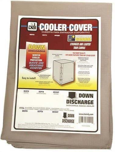 Dial Manufacturing Evaporative Cooler Cover - Down Draft - 28" w 28" d 34" h