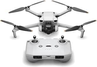 DJI Mini 3 – Lightweight 3x Mechanical Gimbal Mini Camera Drone with 4K HDR Video, 38-min Flight Time, up to 32800ft (10km) Video Transmission, True Vertical Shooting, GPS Auto Return Integrated
