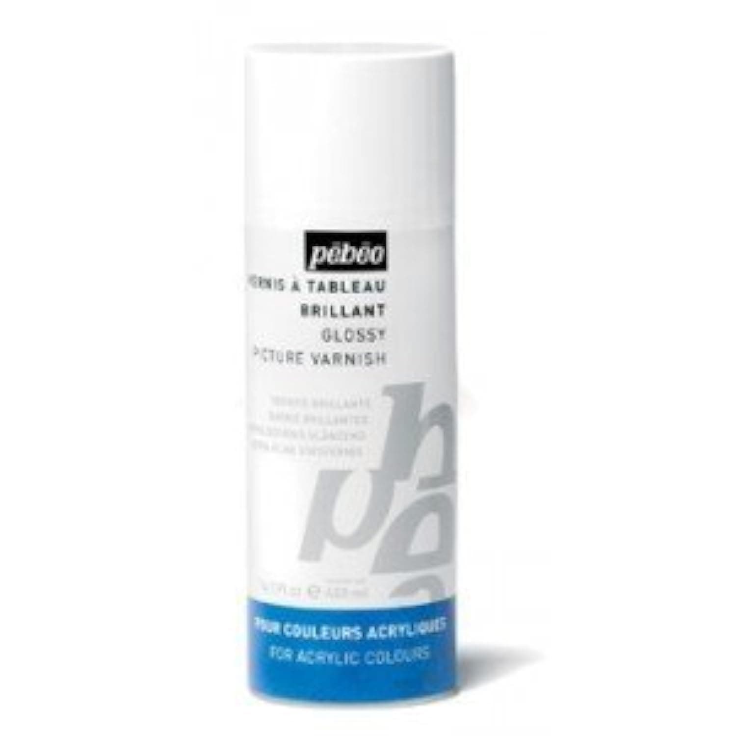 Pebeo 520210 400 ml Solvent Based Gloss Varnish, Transparent