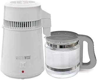 4000 Water Distiller with Stainless Steel Boiling Chamber + Glass Collection Bottle - Water Wise