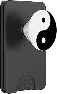 Yin Yang Design PopSockets PopWallet for MagSafe