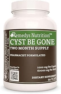 Remedy's nutrition Cyst Be Gone | 1,000 mg, 60 Vegan Capsules Herbal Dietary Supplement | Two Month Supply