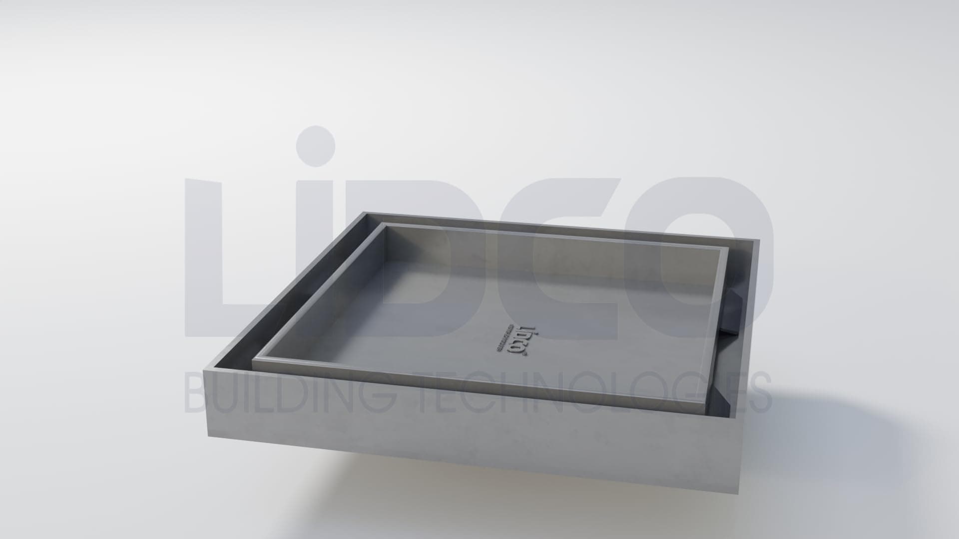 LIDCO Tile/Marble/Stone Insert Floor Drain Strainer in Marine Grade Stainless Steel SS 316 With Anti-Cockroach Trap and Anti Foul Odour Trap - 150mm x 150mm