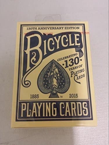 Bicycle 130th Anniversary Edition Playing Cards (Blue) by Bicycle