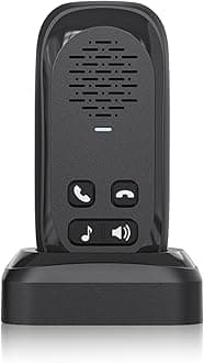 Intercoms Wireless for Home,Two Way Real-Time Intercom 984 Feet Range,Room to Room Intercom for Home Office Business with 4 Volume Levels 4 Chimes,Wireless Intercom System with Charging Base