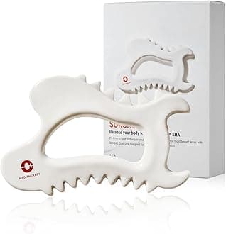 MEDITHERAPY SOKSAL GUASHA,Ceramic Gua Sha,Body Massage Tool, Korean Body Guasha, Guasha Board, Face Lift, Muscle Relief Massage Board (Body Massager)
