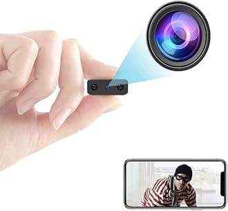 Spy Camera Mini Hidden WiFi Camera HD 1080P with Night Vision and Motion Detection, Nanny Cam,Baby Monitor with Upgraded, AI Human Motion Detection,Cloud Storage for Security with iOS Android APP