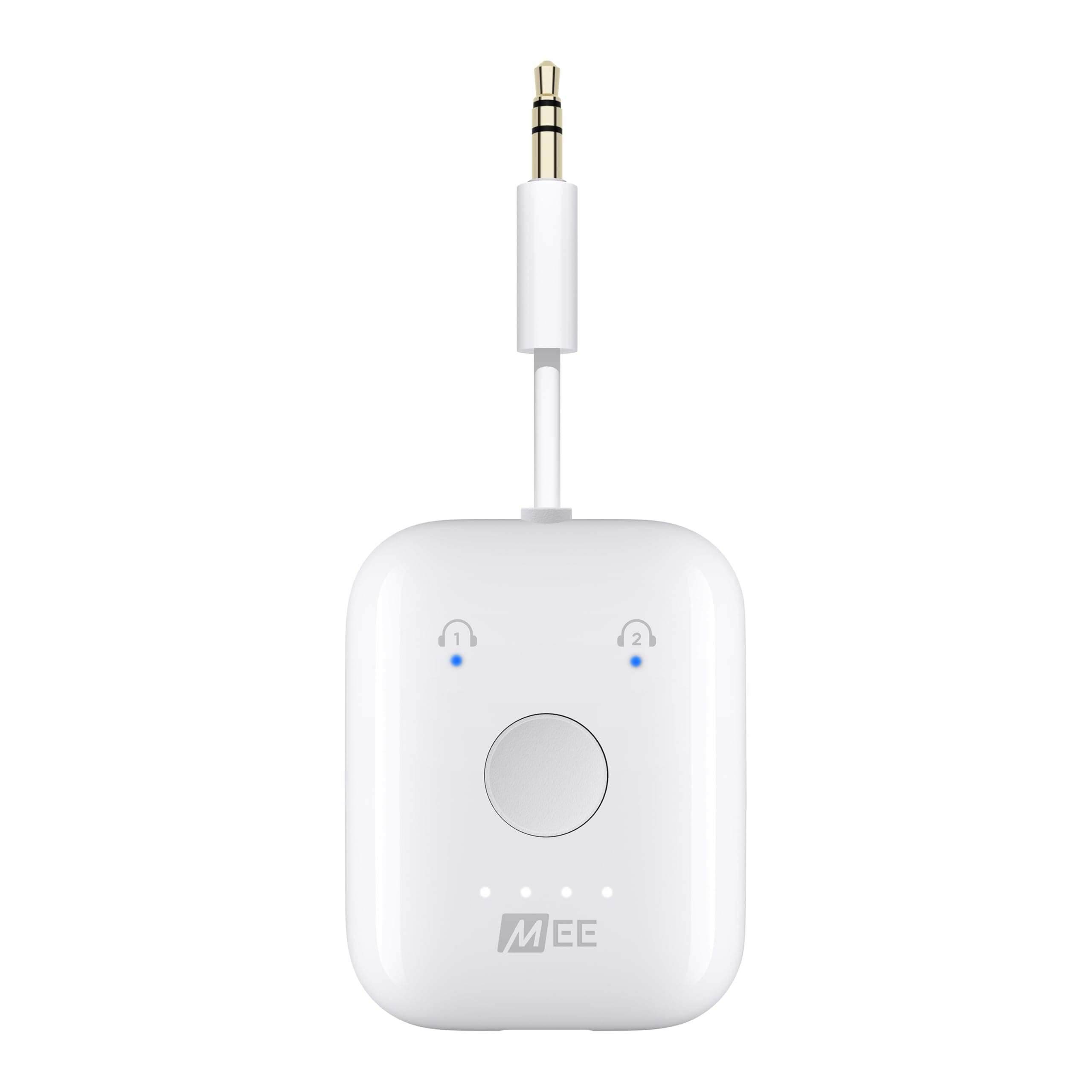Connect Air in-Flight Bluetooth Wireless Audio Transmitter Adapter for up to 2 AirPods/Other Headphones; Works with All 3.5mm Aux Jacks on Airplanes, Gym Equipment, TVs, & Gaming Consoles