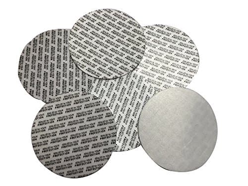 Rewarding Essentials 58 mm Pressure Sensitive PS Foam Cap Liners Tamper Seal Cap Liner Sealed for your Protection (50)