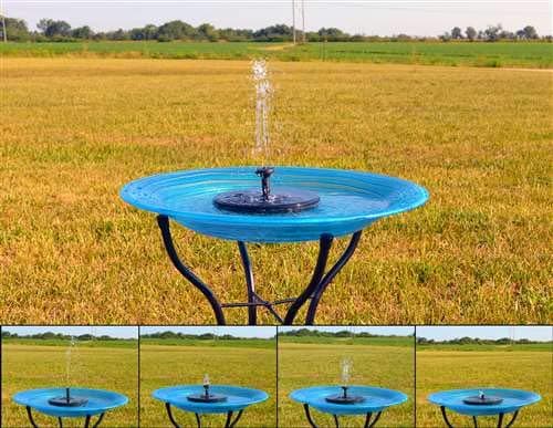 Backyard Essentials Floating Solar Birdbath Bubbler