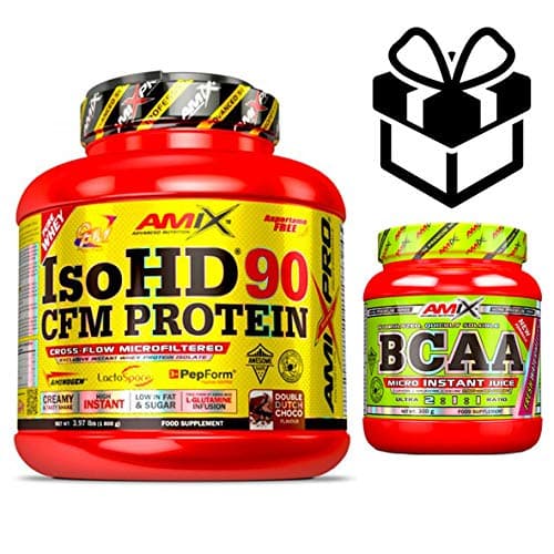 Amix Pro ISO HD 90 CFM PROTEIN 1800 gr DOUBLE Choco + BCAA Flash + Mixer