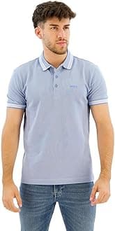BOSS Mens Polo Shirt Short Sleeve Lifestyle Cotton