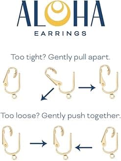 Aloha Earrings Tahitian-Style Abalone Paua Shell Clip On Earrings-Mother of Pearl Shells Authentic Ocean Romantic Shells Holiday, Authentic