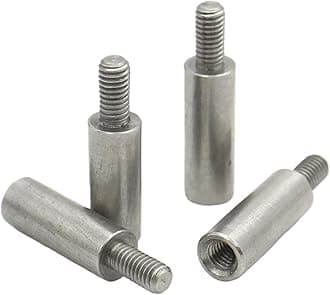 10pcs/20pcs M3 M4 304 Stainless Steel Round Standoff Male to Female Standoff Screw(20pcs,M4x 45 (Plus 6mm))