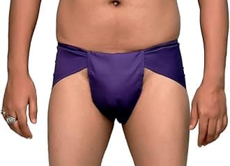 m s enterprises Men's Cotton Langot, Traditional Indian Supporter for Gym Yoga Work Out & Running (Pack of 1)