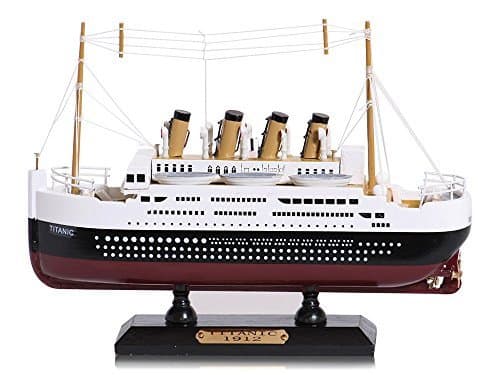RMS Titanic Ship Wooden Model 20cm
