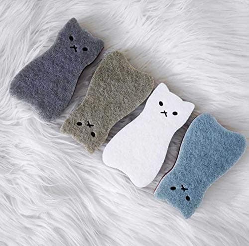 Kitchen Sponge Pack of 4 Cat Type Good Foaming 3 Layer