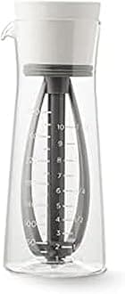 Chef'n 104-758-395 Salad Dressing Mixer, One Size, Baking White/Vintage Indigo